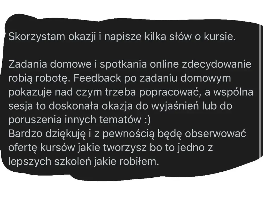 Opinia (wiadomość) — Kursant